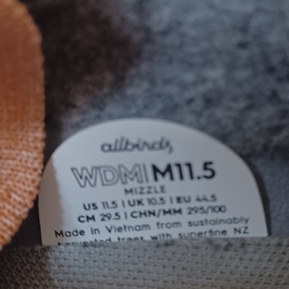 Allbirds Women Shoes Size 11.5 Green and Orange Sneakers Sleek Design - Picture 3 of 8